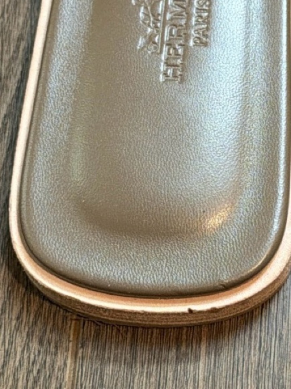 Hermès Oran Sandals, Étoupe, size 39 - Picture 7 of 12